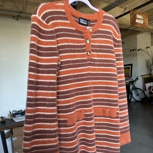 Orange striped sweater dress from Pretty Damage